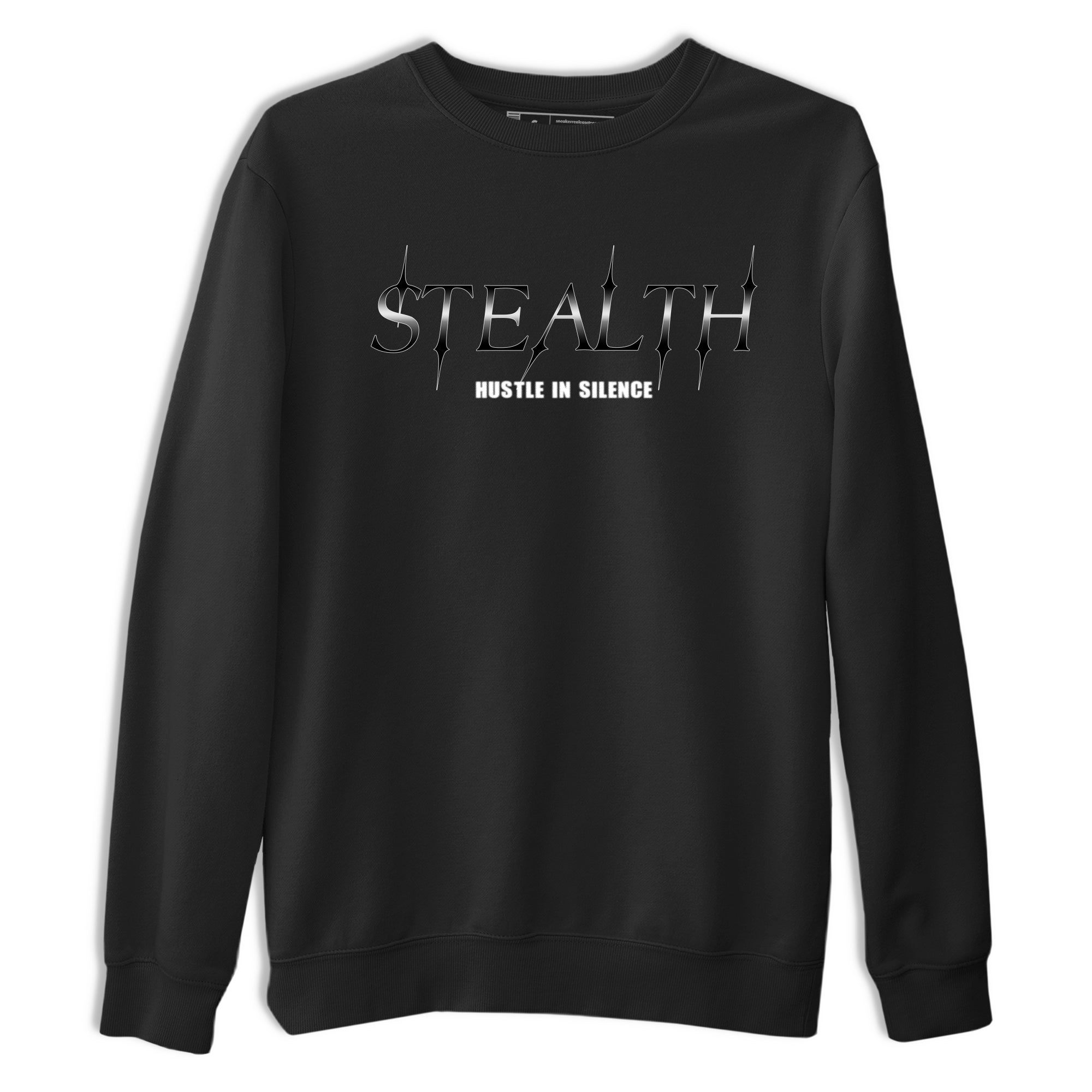 Sneaker match tees – Sneaker Tees To Match Air Jordan 4 Black Cat Shoes – Stealth Tee Black 2