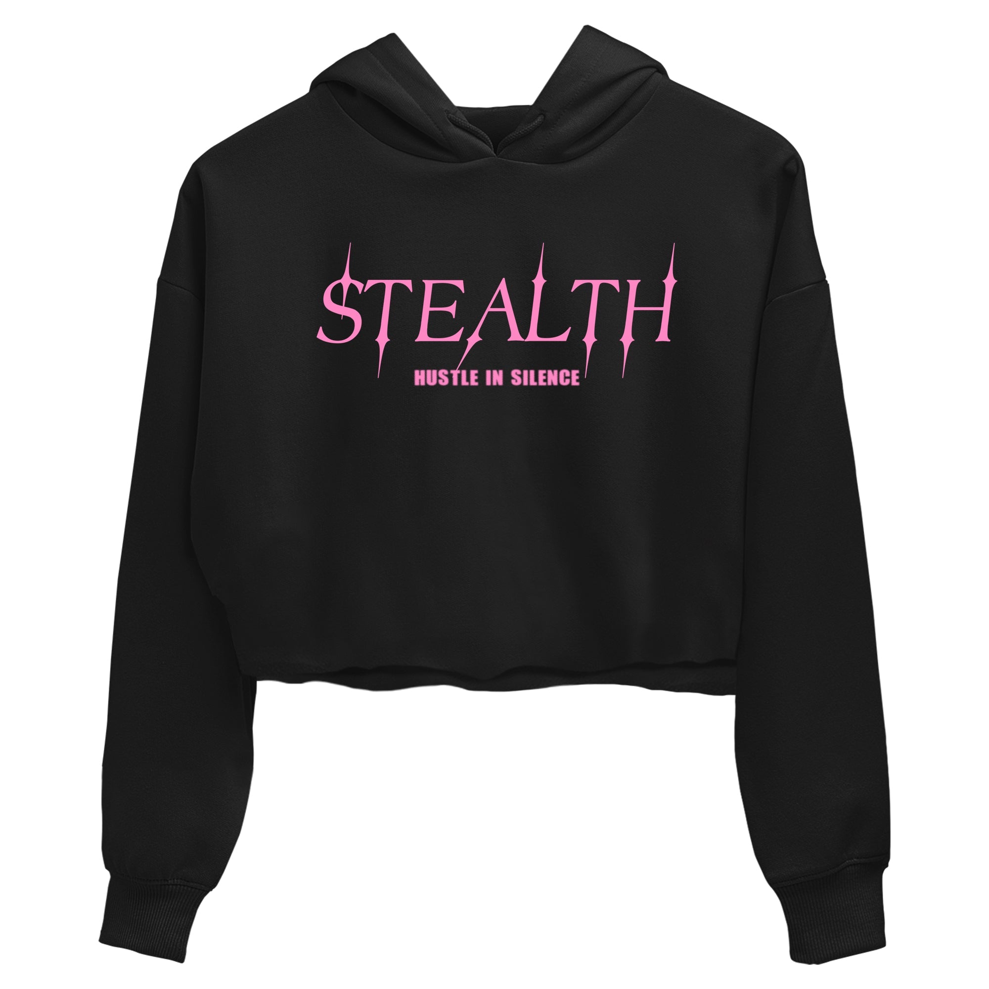 Perfect Valentine's Day Gifts graphic tee  – Sneaker Tees To Match Air Jordan 4 Pink Thunder – Stealth Crop T-Shirt Black 2