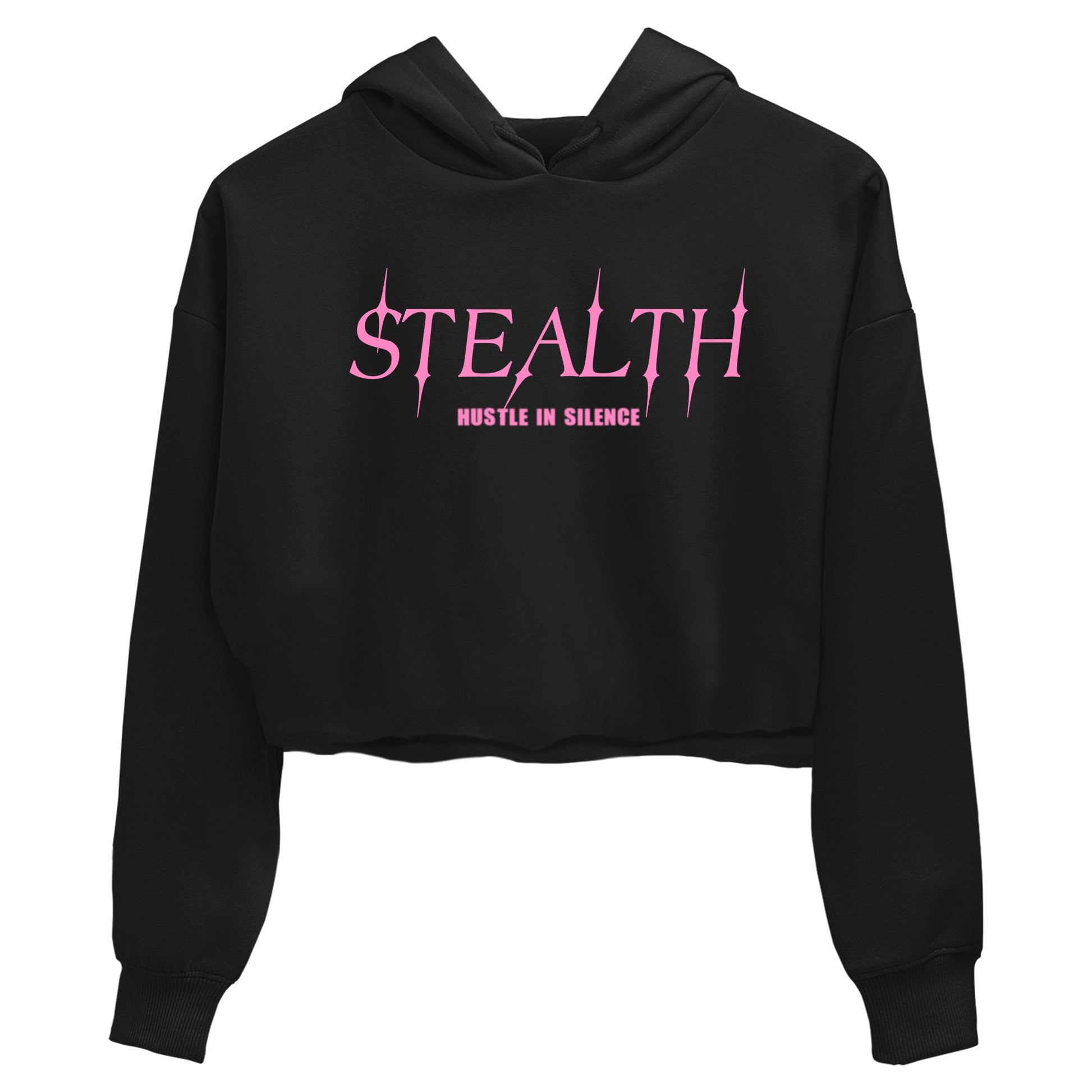 Perfect Valentine's Day Gifts graphic tee  – Sneaker Tees To Match Air Jordan 4 Pink Thunder – Stealth Crop T-Shirt Black 2