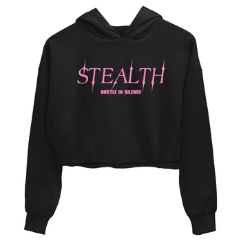 Perfect Valentine's Day Gifts graphic tee  – Sneaker Tees To Match Air Jordan 4 Pink Thunder – Stealth Crop T-Shirt Black 2