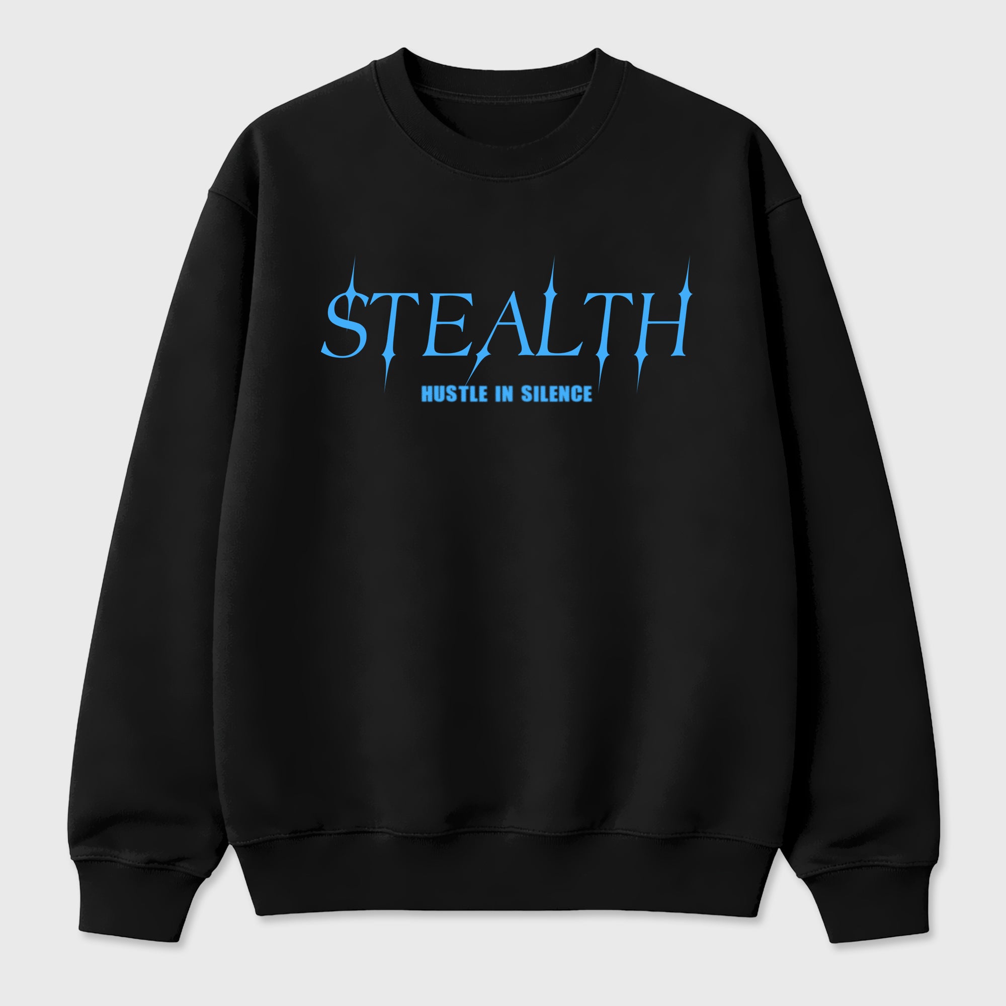 Stealth Graphic T-Shirt sneaker match tee designed for the Air Jordan 5 Black Carolina, featuring coordinated color options for a perfect streetwear match. Black 2 shirt.