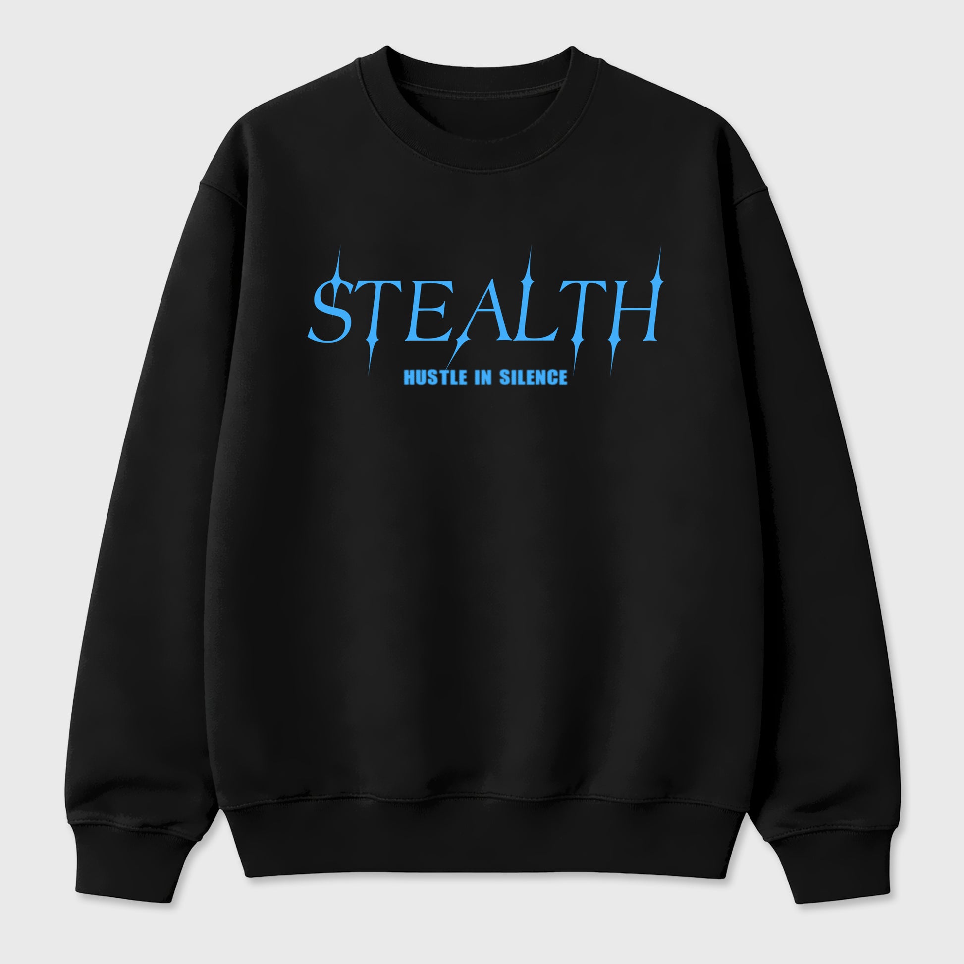 Stealth Graphic T-Shirt sneaker match tee designed for the Air Jordan 5 Black Carolina, featuring coordinated color options for a perfect streetwear match. Black 2 shirt.