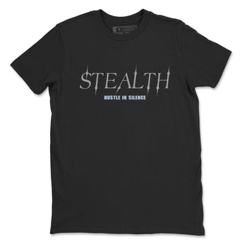 Sneakerfit for Sneakerheads – Sneaker Tees To Match Air Jordan 5 Wolf Grey Sneakers – Stealth Tee Black 2