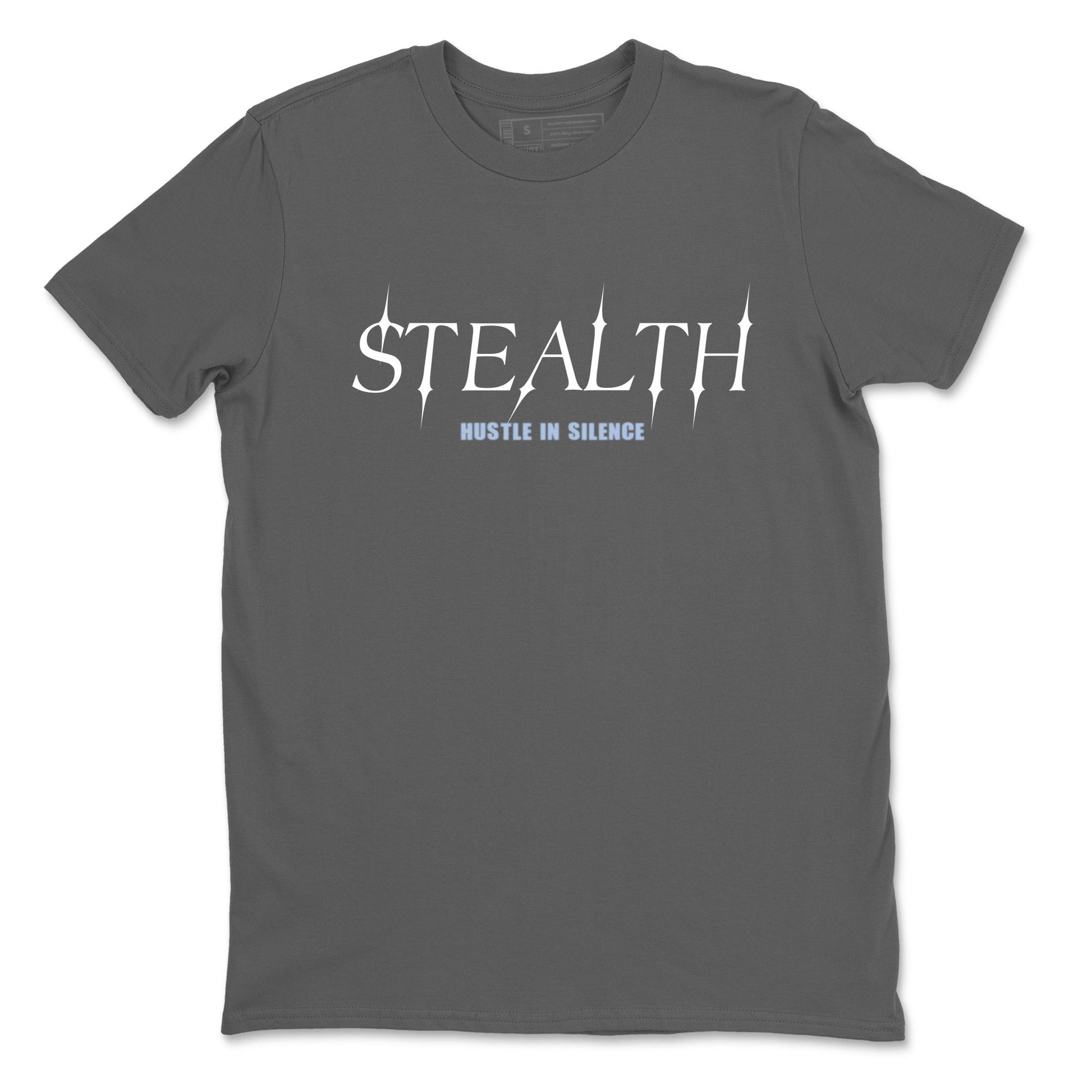 Sneakerfit for Sneakerheads – Sneaker Tees To Match Air Jordan 5 Wolf Grey Sneakers – Stealth Tee Cool Grey 2
