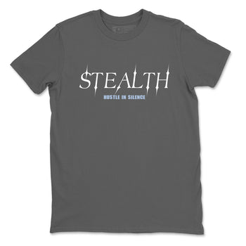 Sneakerfit for Sneakerheads – Sneaker Tees To Match Air Jordan 5 Wolf Grey Sneakers – Stealth Tee Cool Grey 2