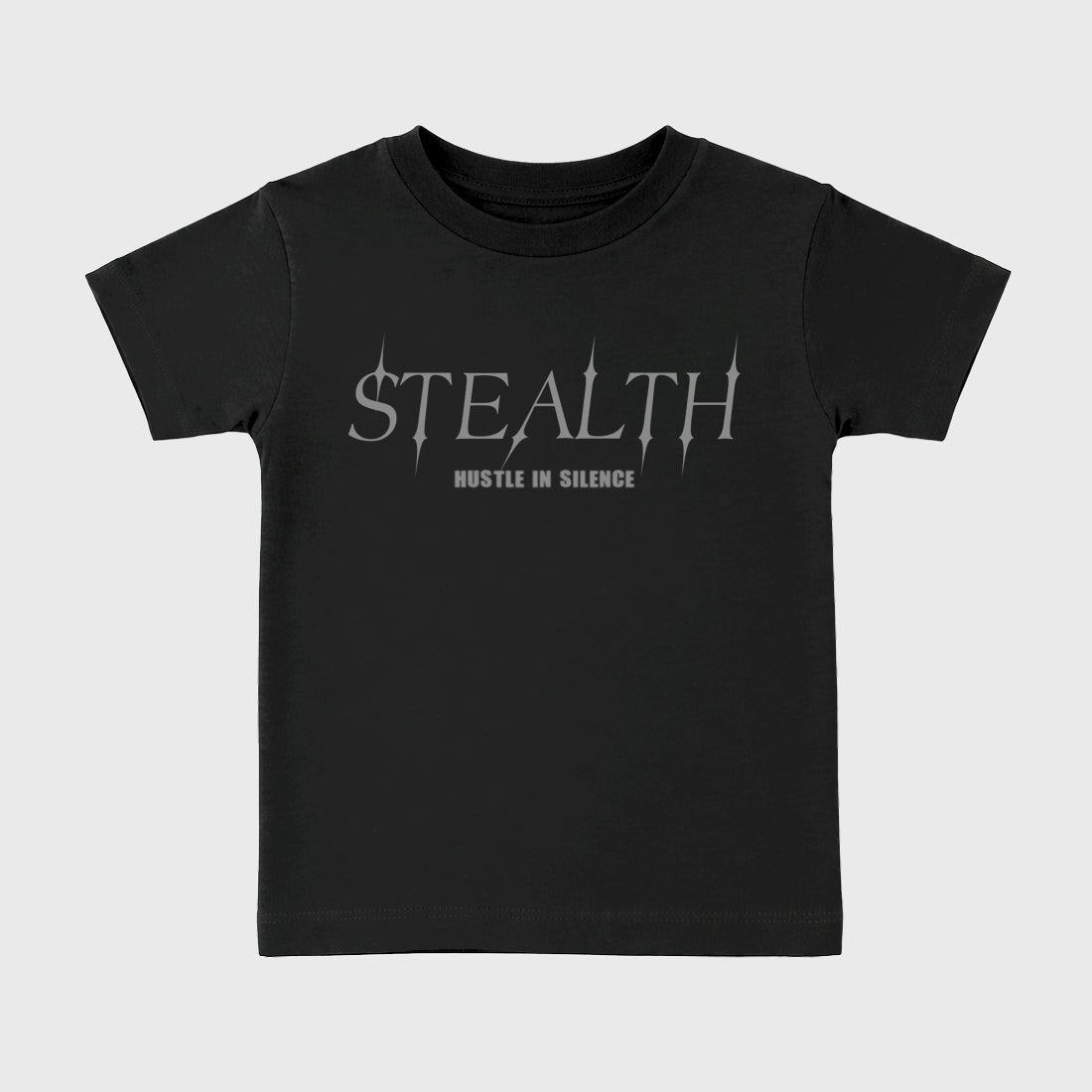 Sneaker match tees – Sneaker Tees To Match Air Jordan 6 Cap and Gown Shoes – Stealth Kids T-Shirt Black 2