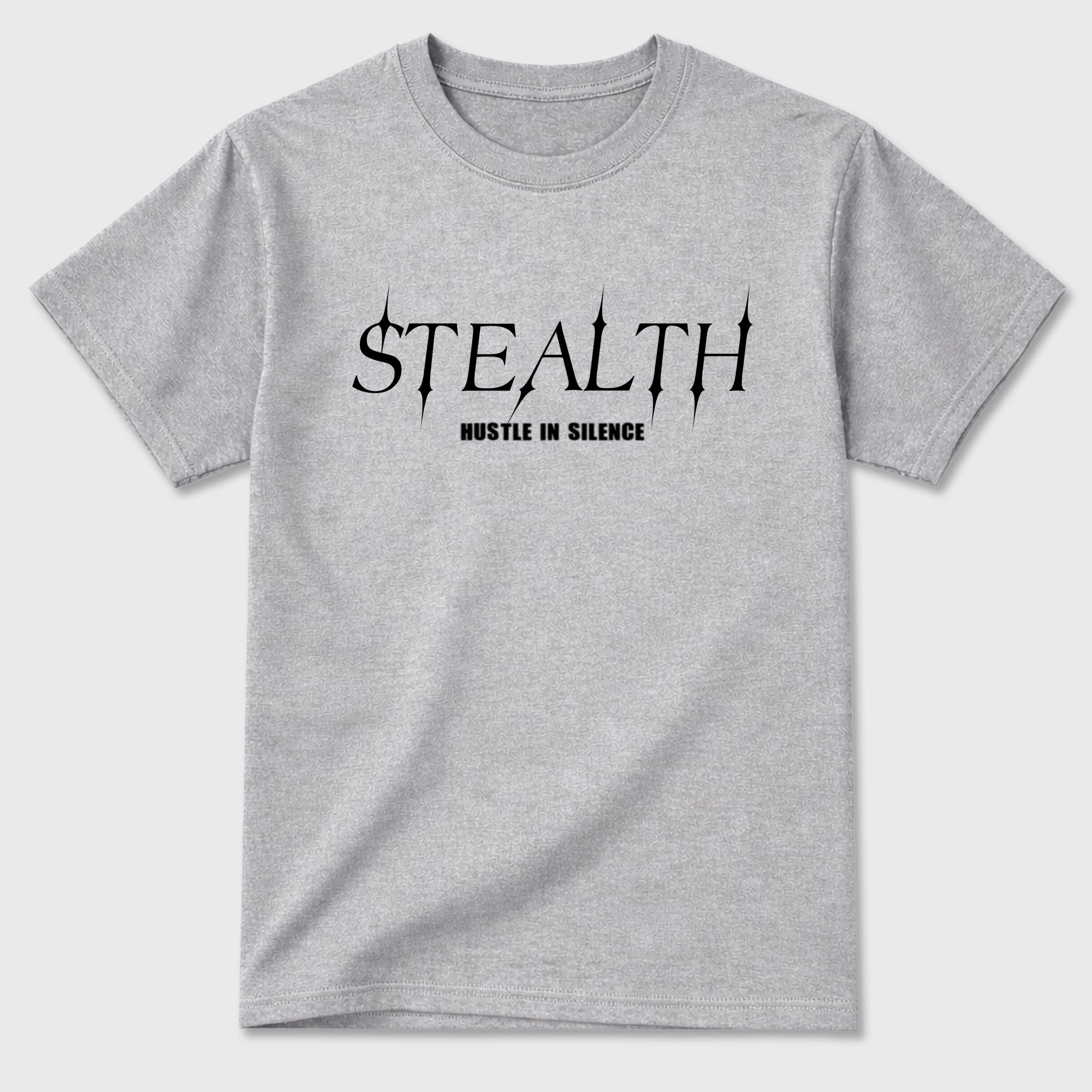 Sneaker match tees – Sneaker Tees To Match Air Jordan 6 Cap and Gown Shoes – Stealth Tee Heather Grey 2