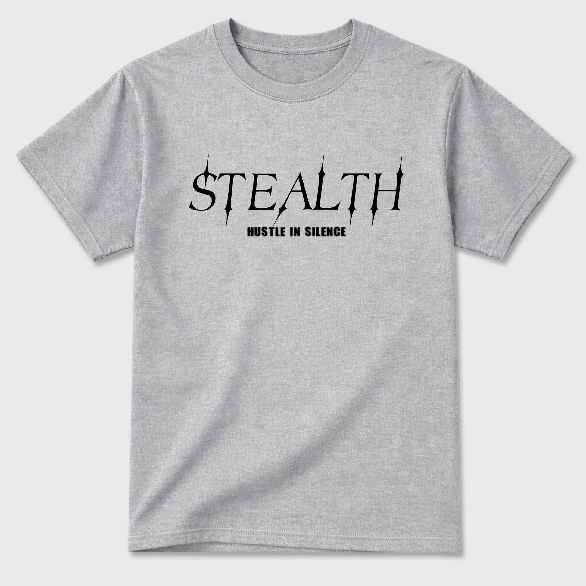 Sneaker match tees – Sneaker Tees To Match Air Jordan 6 Cap and Gown Shoes – Stealth Tee Heather Grey 2