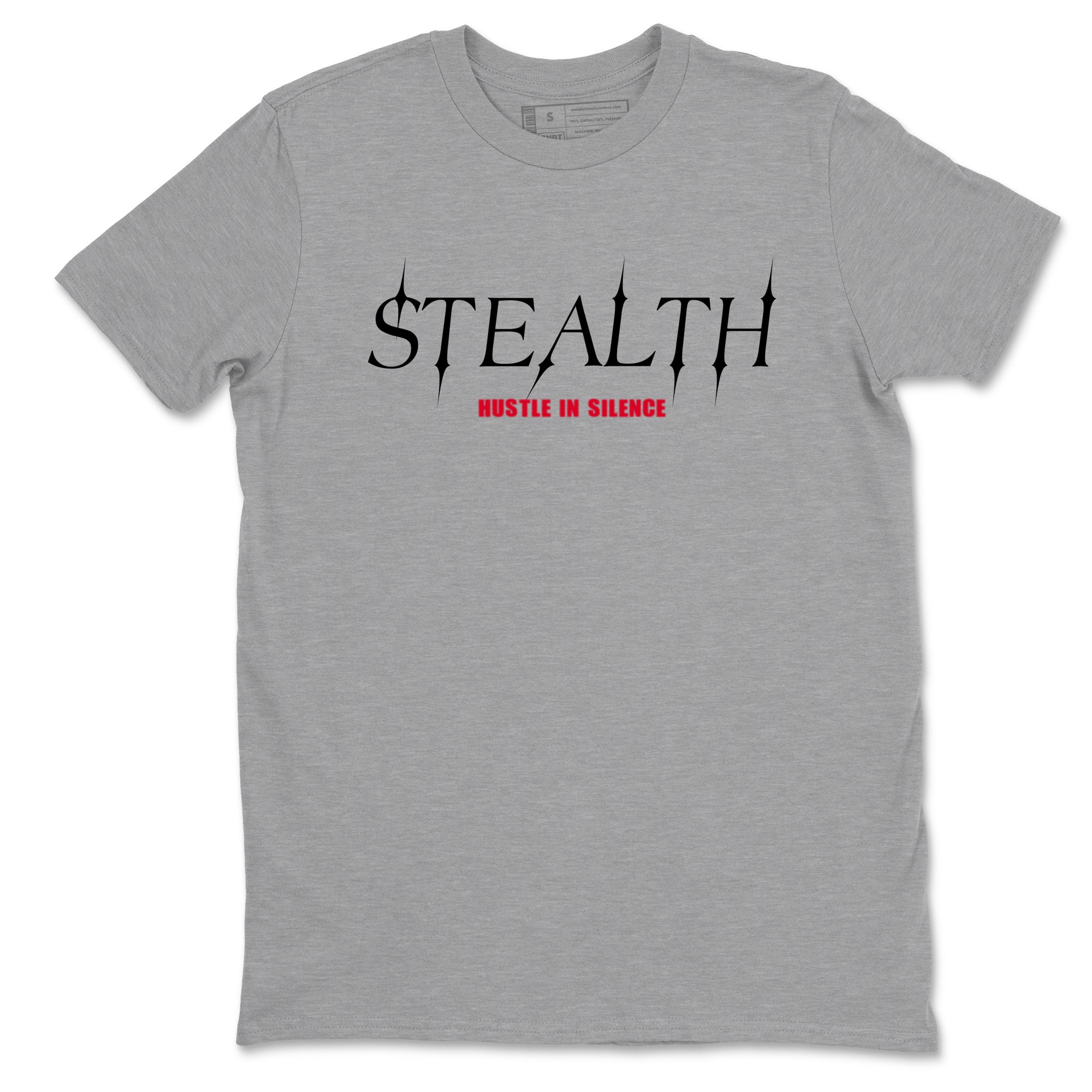 Sneaker match tees – Sneaker Tees To Match Air Jordan 6 Reverse Infrared Shoes – Stealth Tee Heather Grey 2
