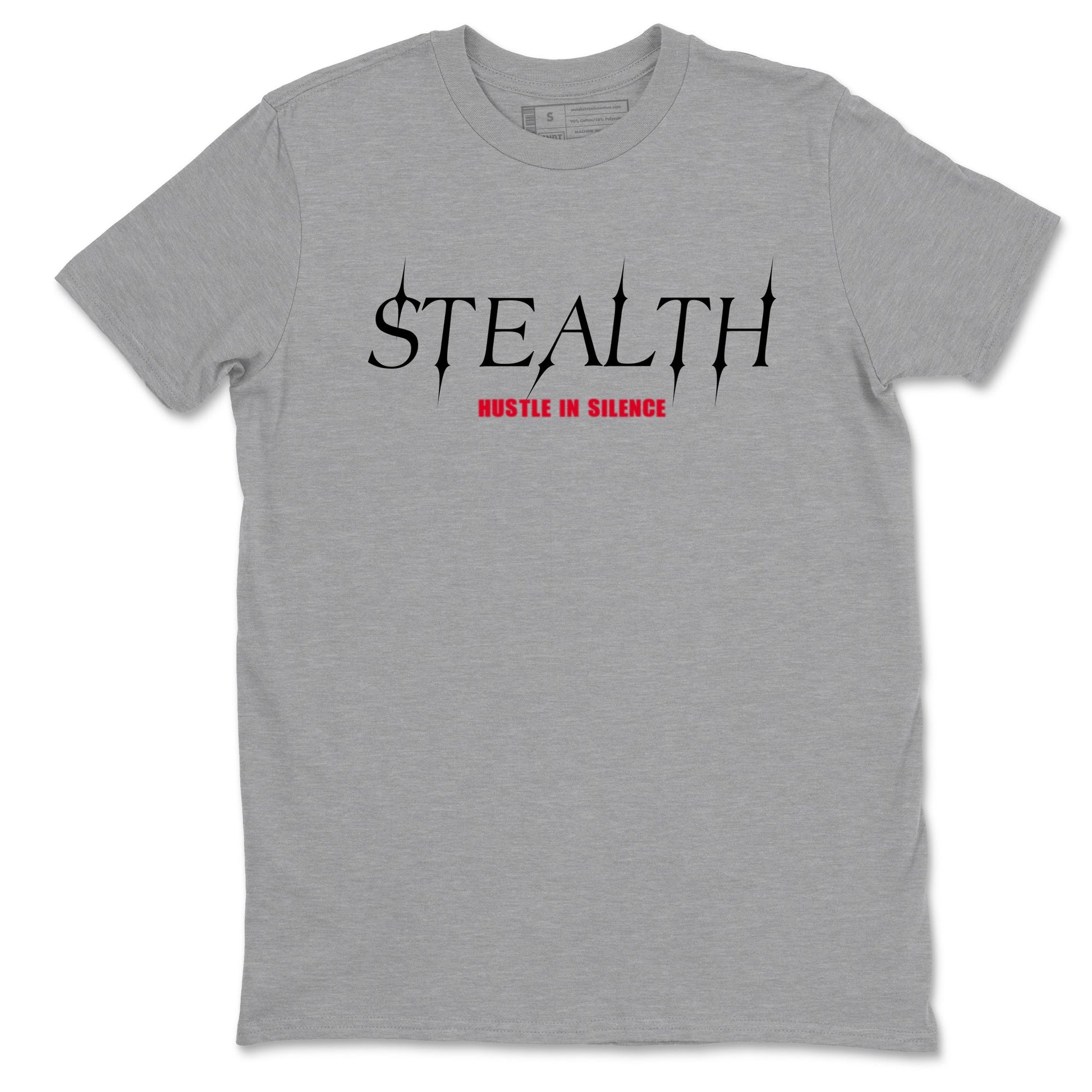 Sneaker match tees – Sneaker Tees To Match Air Jordan 6 Reverse Infrared Shoes – Stealth Tee Heather Grey 2