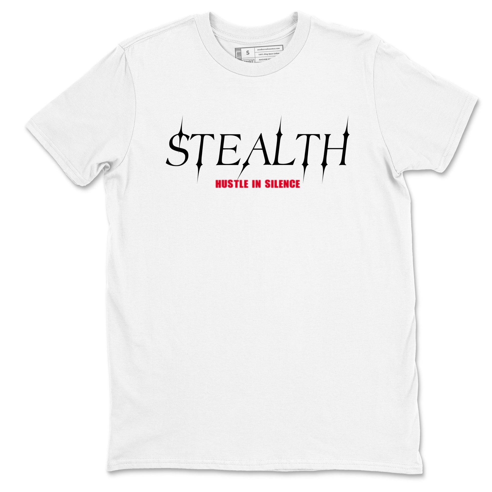 Sneaker match tees – Sneaker Tees To Match Air Jordan 6 Reverse Infrared Shoes – Stealth Tee White 2