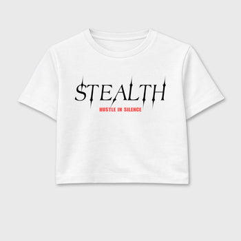 Sneaker match tees – Sneaker Tees To Match Air Max 90 Infrared Shoes – Stealth Crop T-Shirt White 2