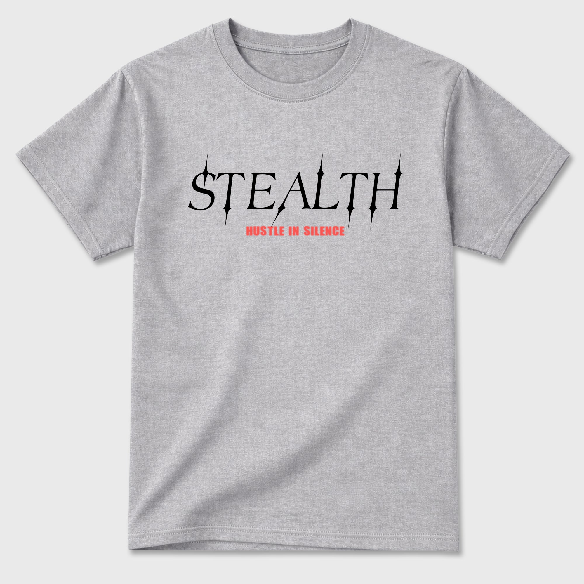 Sneaker match tees – Sneaker Tees To Match Air Max 90 Infrared Shoes – Stealth Tee Heather Grey 2