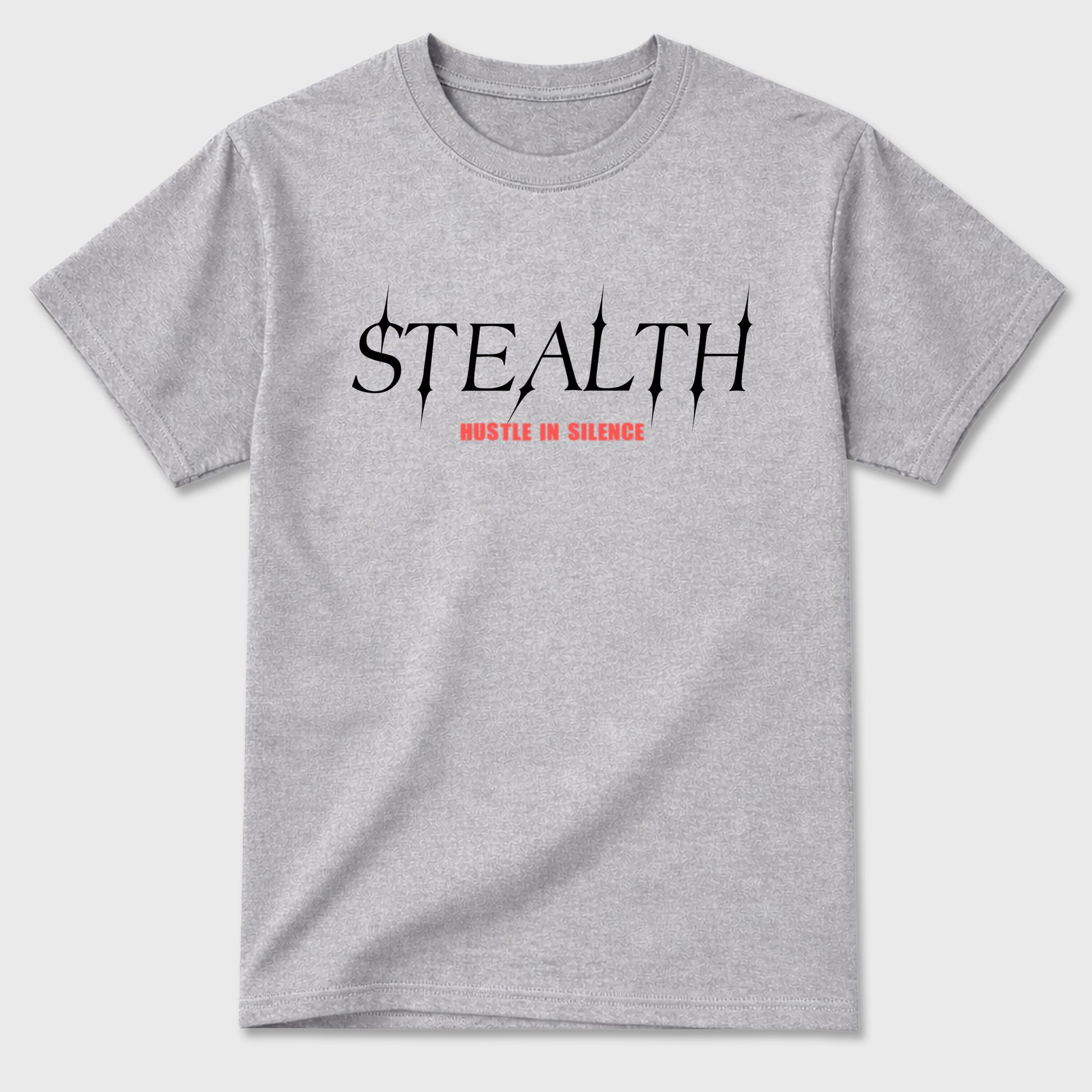 Sneaker match tees – Sneaker Tees To Match Air Max 90 Infrared Shoes – Stealth Tee Heather Grey 2