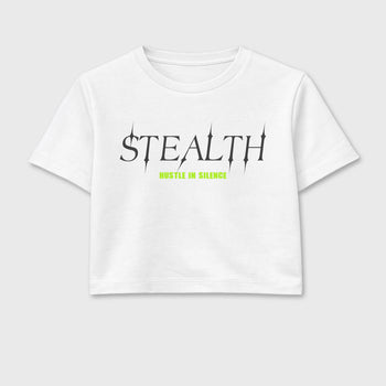 Sneakerfit graphic tee destination – Sneaker Tees To Match Air Max 95 Neon Yellow Sneakers – Stealth Crop T-Shirt White 2