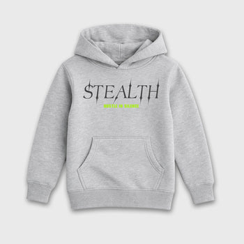 Sneakerfit graphic tee destination – Sneaker Tees To Match Air Max 95 Neon Yellow Sneakers – Stealth Kids T-Shirt Heather Grey 2