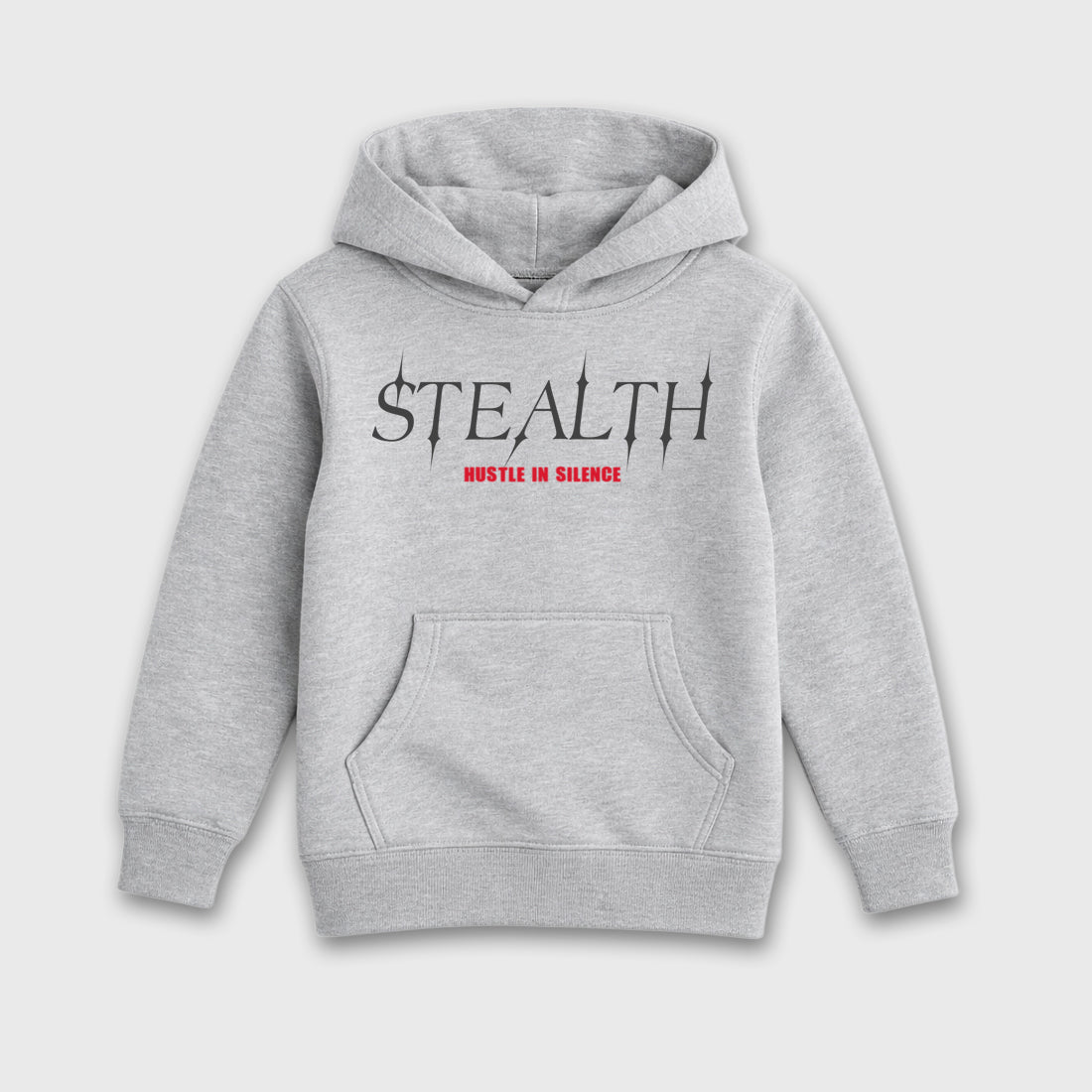 Stealth Baby & Kids Graphic Hoodie featuring original artwork designed to match the Air Max 95 Reverse Solar Red. Heather Grey 2 Kids Graphic Sweater.