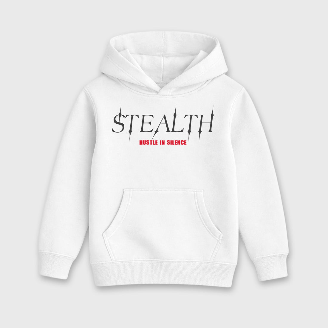 Stealth Baby & Kids Graphic Hoodie featuring original artwork designed to match the Air Max 95 Reverse Solar Red. White 2 Kids Graphic Sweater.