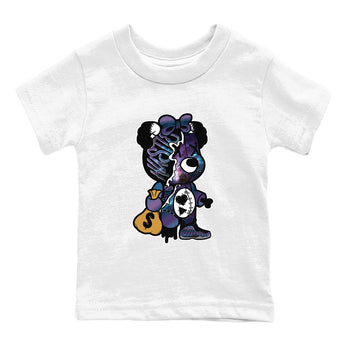 Air Foamposite One Galaxy shirts to match jordans Stitched Hustle Bear unique Halloween sneaker tee Air Foamposite One Galaxy SNRT Sneaker Release Tees Youth Baby White 2 crew neck shirts