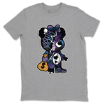 Air Foamposite One Galaxy shirts to match jordans Stitched Hustle Bear unique Halloween sneaker tee Air Foamposite One Galaxy SNRT Sneaker Release Tees unisex cotton Heather Grey 2 crew neck shirts