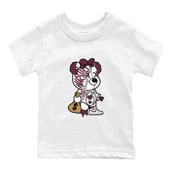 Air Jordan 1 High OG Metallic Burgundy shirts to match jordans Stitched Hustle Bear unique Halloween sneaker tee Air Jordan 1 Metallic Burgundy SNRT Sneaker Tees streetwear brand Baby and Youth White 2 cotton tee