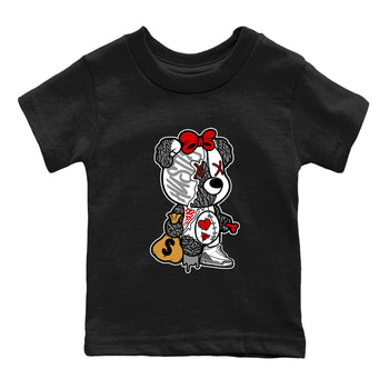 3s Cement Grey shirts to match jordans Stitched Hustle Bear unique Halloween sneaker tee Air Jordan 3 Cement Grey SNRT Sneaker Release Tees Youth Baby Black 2 crew neck shirts
