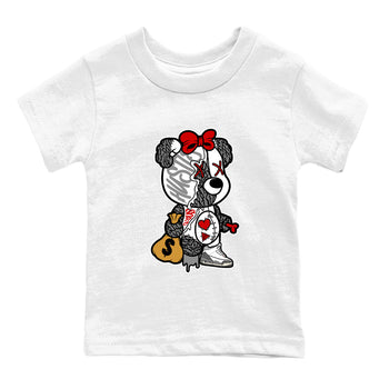 3s Cement Grey shirts to match jordans Stitched Hustle Bear unique Halloween sneaker tee Air Jordan 3 Cement Grey SNRT Sneaker Release Tees Youth Baby White 2 crew neck shirts