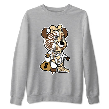 WNBA x Air Jordan 3 _esert Camo shirts to match jordans Stitched Hustle Bear unique Halloween sneaker tee Air Jordan 3 Desert Camo SNRT Sneaker Release Tees Clothing Sneakerhead ShirtsHeather Grey 2 unisex cotton tee