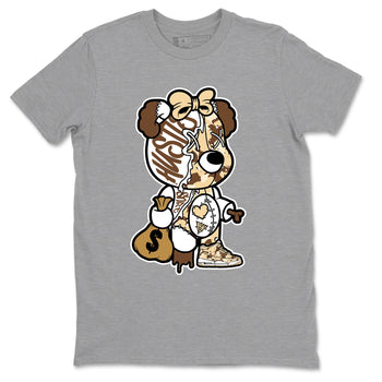WNBA x Air Jordan 3 _esert Camo shirts to match jordans Stitched Hustle Bear unique Halloween sneaker tee Air Jordan 3 Desert Camo SNRT Sneaker Release Tees Clothing Sneakerhead ShirtsHeather Grey 2 unisex cotton tee
