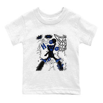 Air Foamposite One Royal shirts to match jordans Stop The Bear sneaker match tees Air Foamposite One Royal SNRT Sneaker Release Tees Youth Baby White 2 crew neck shirts