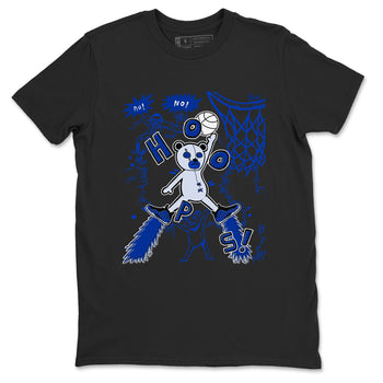 Air Foamposite One Royal shirts to match jordans Stop The Bear sneaker match tees Air Foamposite One Royal SNRT Sneaker Release Tees unisex cotton Black 2 crew neck shirts