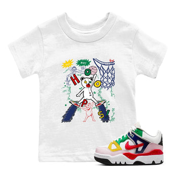 AF 3 Nigo shirtsto match jordans Stop The Bear sneaker match tees Air Force 3 Low x Nigo Blue Void and Tour Yellow match shoes to clothes SNRT Sneaker Tees Youth Baby White 1 tee