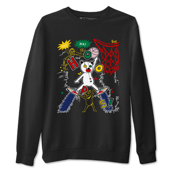 AF 3 Nigo shirtsto match jordans Stop The Bear sneaker match tees Air Force 3 Low x Nigo Blue Void and Tour Yellow match shoes to clothes SNRT Sneaker Tees unisex cotton Black 2 shirts