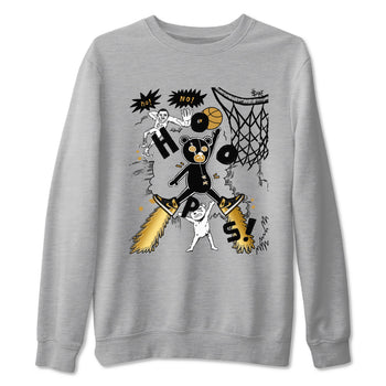 1s Black Metallic Gold shirts to match jordans Stop The Bear sneaker match tees Jordan 1 High OG Black and Gold SNRT Sneaker Release Tees unisex cotton Heather Grey 2 crew neck shirts
