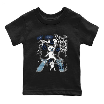1s Denim shirts to match jordans Stop The Bear sneaker match tees Air Jordan 1 Denim SNRT Sneaker Tees streetwear brand Baby and Youth Black 2 cotton tee