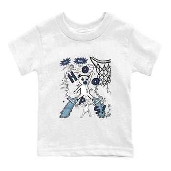 1s Denim shirts to match jordans Stop The Bear sneaker match tees Air Jordan 1 Denim SNRT Sneaker Tees streetwear brand Baby and Youth White 2 cotton tee