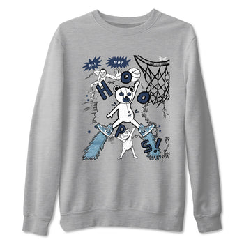 1s Denim shirts to match jordans Stop The Bear sneaker match tees Air Jordan 1 Denim SNRT Sneaker Tees streetwear brand Heather Grey 2 unisex cotton tee
