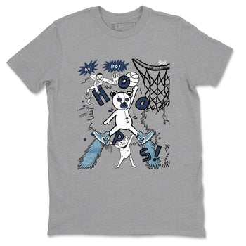 1s Denim shirts to match jordans Stop The Bear sneaker match tees Air Jordan 1 Denim SNRT Sneaker Tees streetwear brand Heather Grey 2 unisex cotton tee