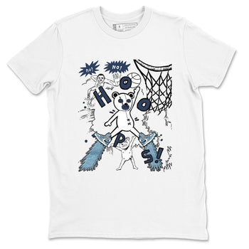 1s Denim shirts to match jordans Stop The Bear sneaker match tees Air Jordan 1 Denim SNRT Sneaker Tees streetwear brand White 2 unisex cotton tee