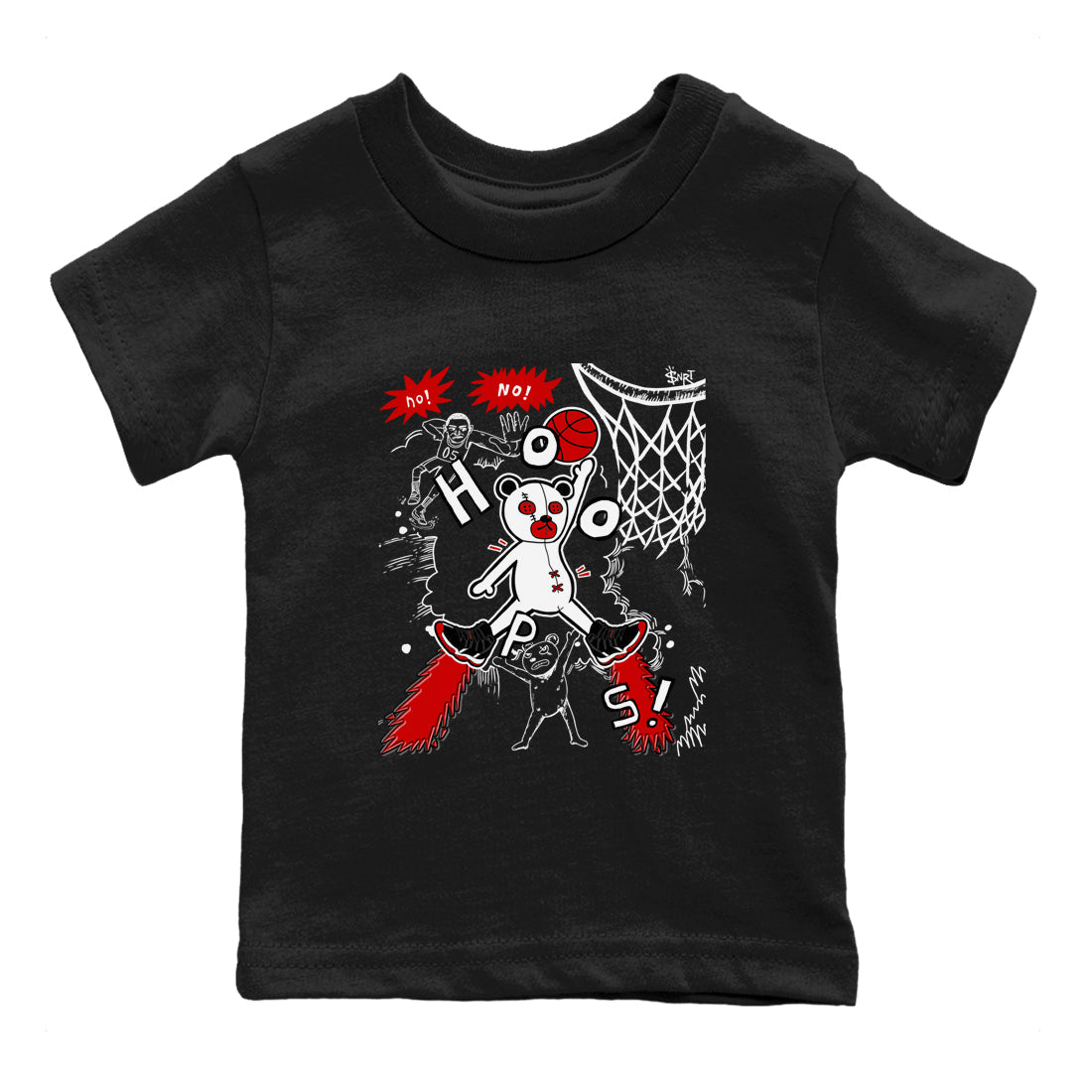 11s Bred Velvet shirts to match jordans Stop The Bear sneaker match tees Air Jordan 11 Retro Bred Velvet match shoes to clothes SNRT Sneaker Tees Youth Baby Black 2 tee