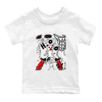 11s Bred Velvet shirts to match jordans Stop The Bear sneaker match tees Air Jordan 11 Retro Bred Velvet match shoes to clothes SNRT Sneaker Tees Youth Baby White 2 tee