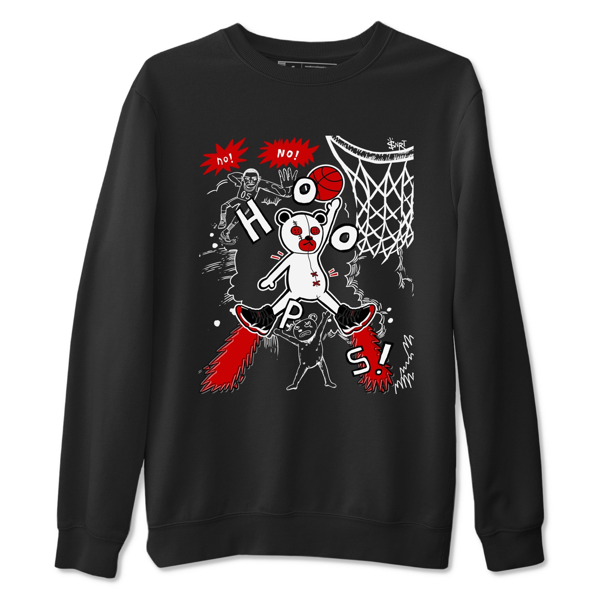 11s Bred Velvet shirts to match jordans Stop The Bear sneaker match tees Air Jordan 11 Retro Bred Velvet match shoes to clothes SNRT Sneaker Tees unisex cotton Black 2 shirts