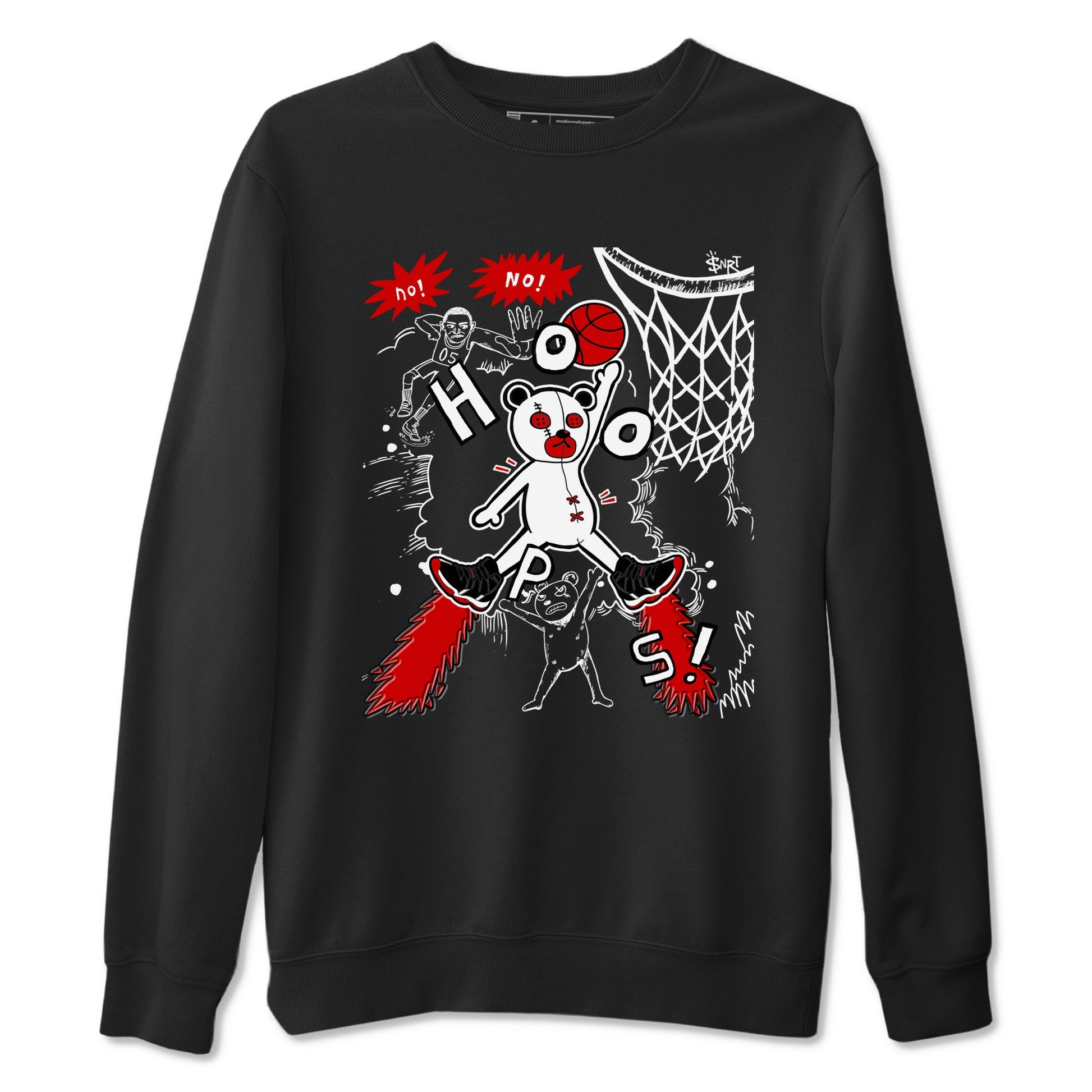 11s Bred Velvet shirts to match jordans Stop The Bear sneaker match tees Air Jordan 11 Retro Bred Velvet match shoes to clothes SNRT Sneaker Tees unisex cotton Black 2 shirts