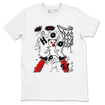 11s Bred Velvet shirts to match jordans Stop The Bear sneaker match tees Air Jordan 11 Retro Bred Velvet match shoes to clothes SNRT Sneaker Tees unisex cotton White 2 shirts