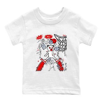 11s Cherry shirts to match jordans Stop The Bear sneaker match tees Air Jordan 11 Retro Cherry match shoes to clothes SNRT Sneaker Tees Youth Baby White 2 tee