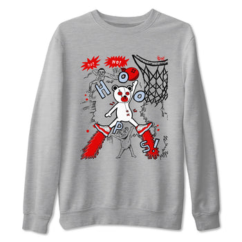 11s Cherry shirts to match jordans Stop The Bear sneaker match tees Air Jordan 11 Retro Cherry match shoes to clothes SNRT Sneaker Tees unisex cotton Heather Grey 2 shirts