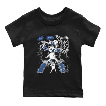 11s Diffused Blue shirts to match jordans Stop The Bear sneaker match tees Air Jordan 11 Diffused Blue SNRT Sneaker Release Tees Youth Baby Black 2 crew neck shirts