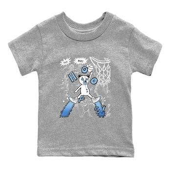 11s Legend Blue shirts to match jordans Stop The Bear best t shirts to wear with jordans AJ11 Retro Legend Blue match shoes to clothes SNRT Sneaker Tees Youth Baby Heather Grey 2 tee