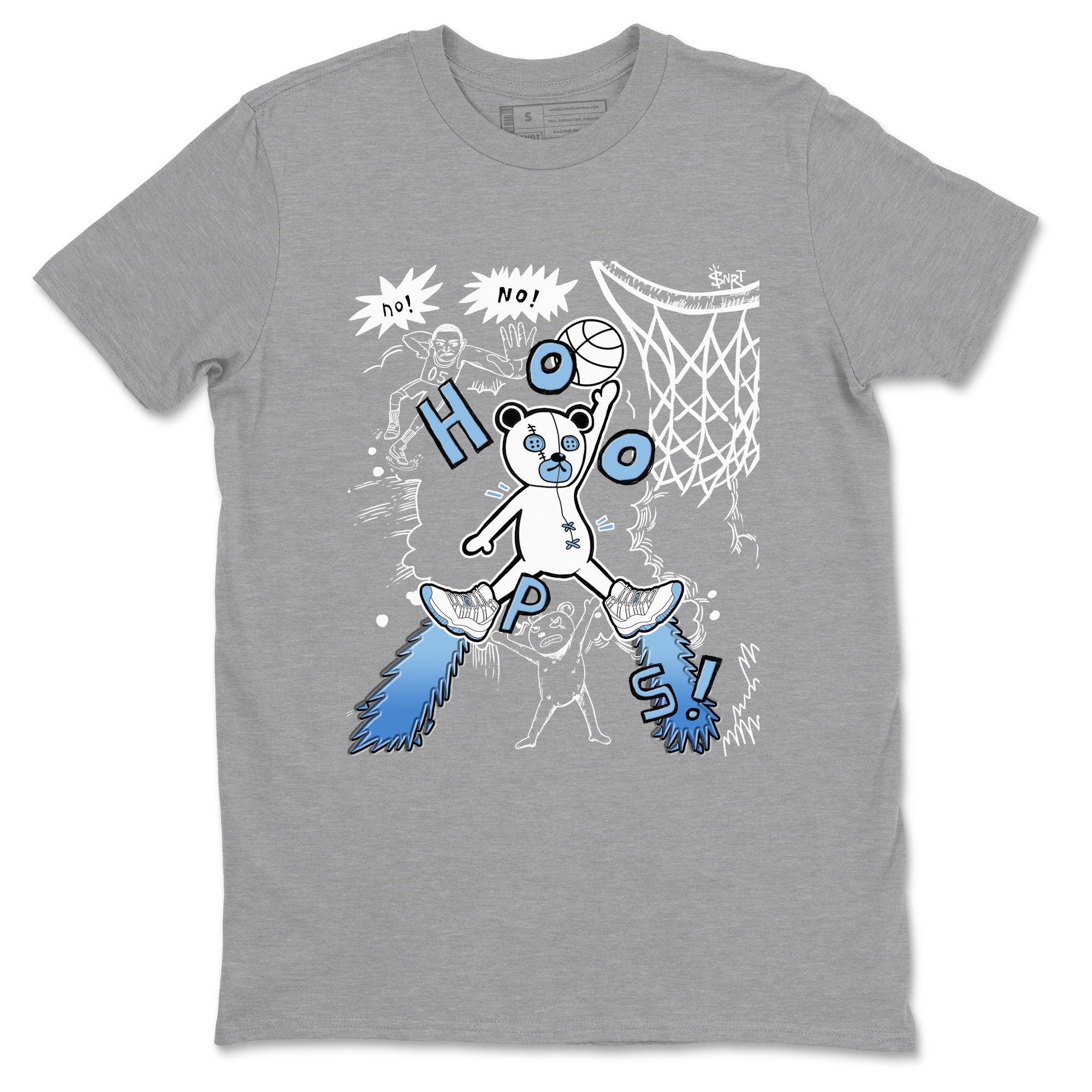 11s Legend Blue shirts to match jordans Stop The Bear best t shirts to wear with jordans AJ11 Retro Legend Blue match shoes to clothes SNRT Sneaker Tees unisex cotton Heather Grey 2 shirts