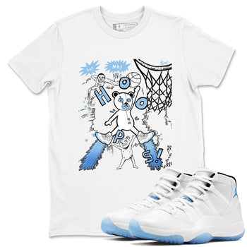 11s Legend Blue shirts to match jordans Stop The Bear best t shirts to wear with jordans AJ11 Retro Legend Blue match shoes to clothes SNRT Sneaker Tees unisex cotton White 1 shirts